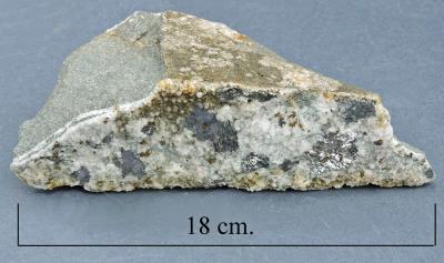 Galena and Quartz, Nantiera. (CWO) Bill Bagley Rocks and Minerals